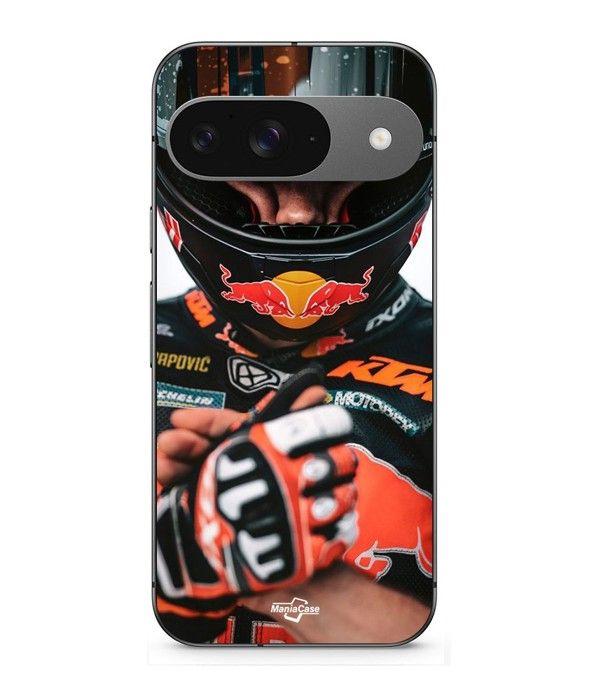 Case - MANIACASE - Google Pixel 9 - Soft - Black - MOTO GP PODIUM KTM