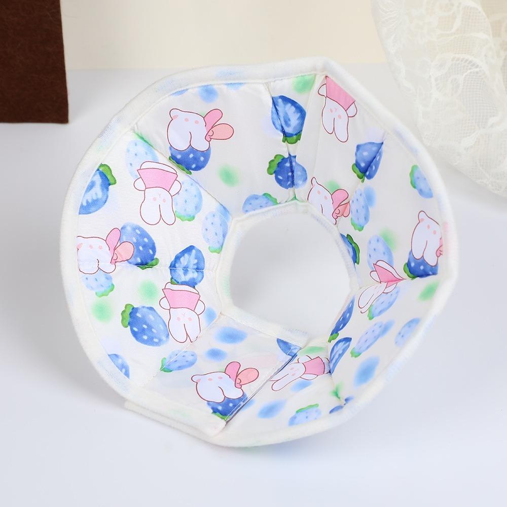 Adjustable Pet Elizabeth Collar Soft Anti Licking Collar Cat Cone Collar  Wound Recovery
