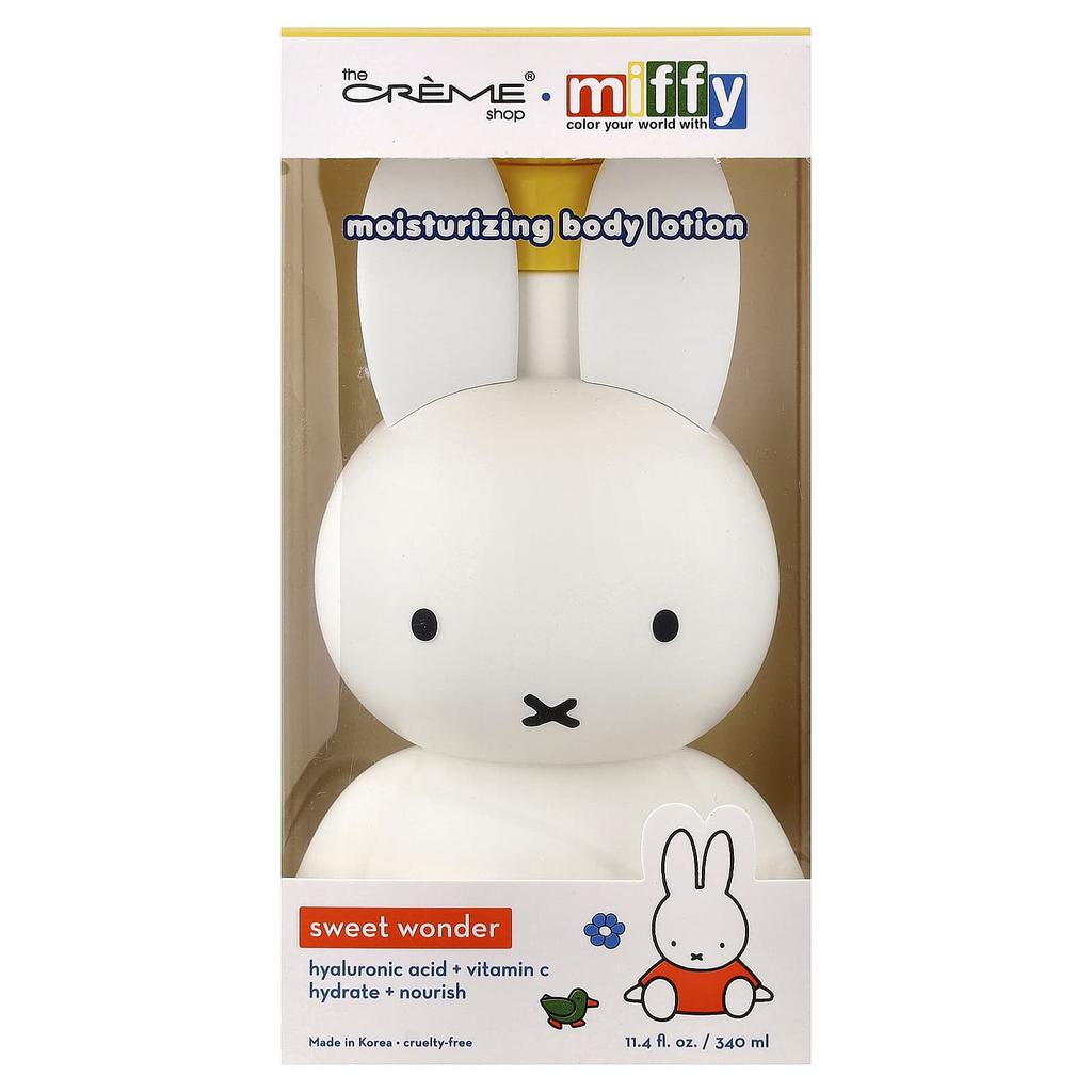 The Creme Shop, Miffy, Moisturizing Body Lotion, Sweet Wonder, 340ml (11.4 Fl Oz)
