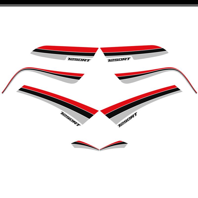 For BMW R 1250 R1250RT R1250 RT Stickers Decal Tail Side Luggage Cases Box Trunk Tank Pad Protector Knee Kit Emblem Badge Logo