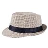 Unisex British Retro Fedora Short-Brim Round Crown Hat with Sun Protection
