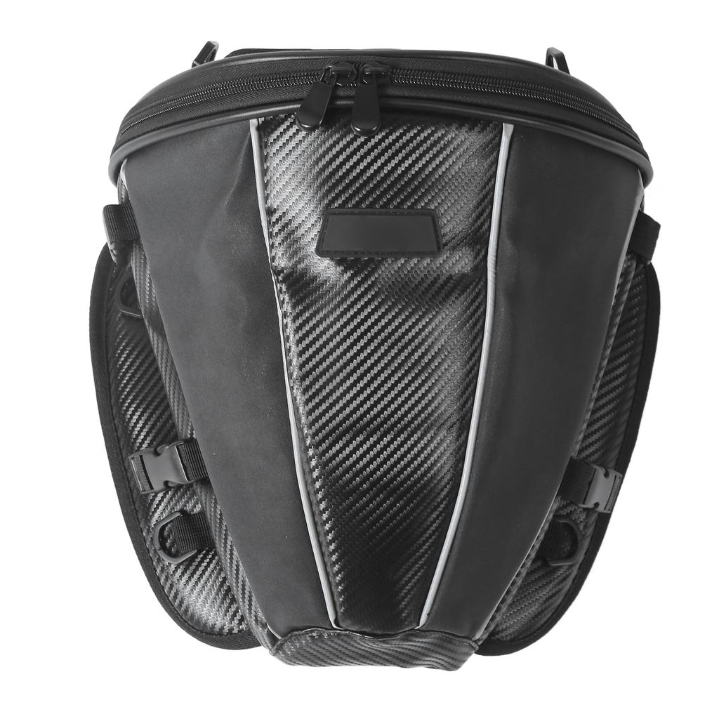 Motocyklowa Torba na Tylne Siedzenie Pakiet Ogonowy PU Wysoka Pojemność Lekka Przenośna Wodoodporna z Pokrowcem Przeciwdeszczowym