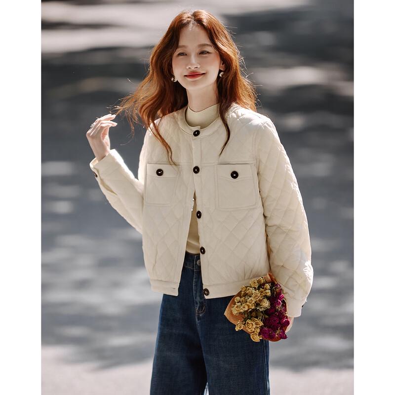 Elegant Quilted Winter Cotton Coat for Women