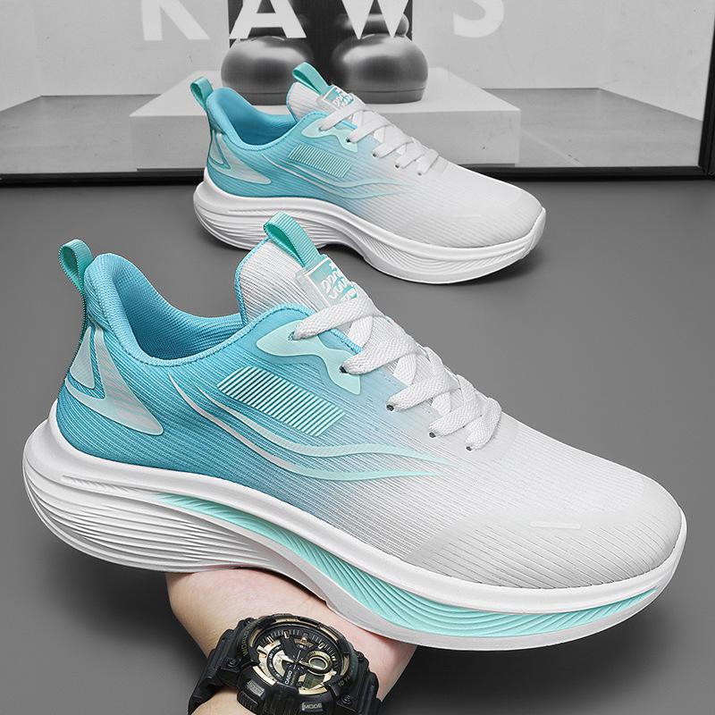 2025 new men's shoes summer breathable mesh lightweight sports running shoes men's shock-absorbing casual couple shoes