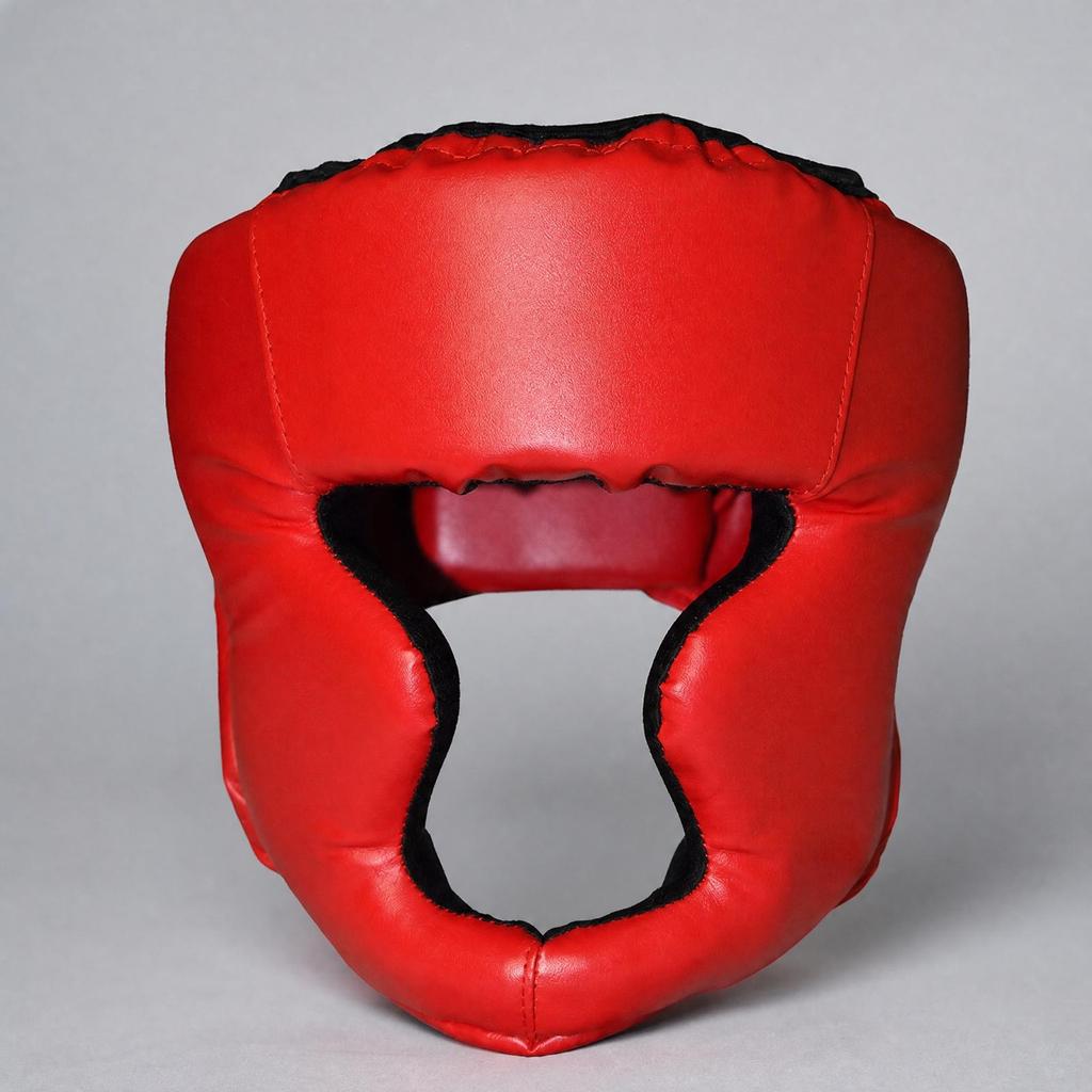 Padded Boxing Headgear Shock-Absorbing Sparring Head Guard Adjustable Guarding