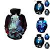 Frisk Cartoon Undertale 3D-Druck Hoodies Sweatshirt Pullover Sweatshirt Jacke