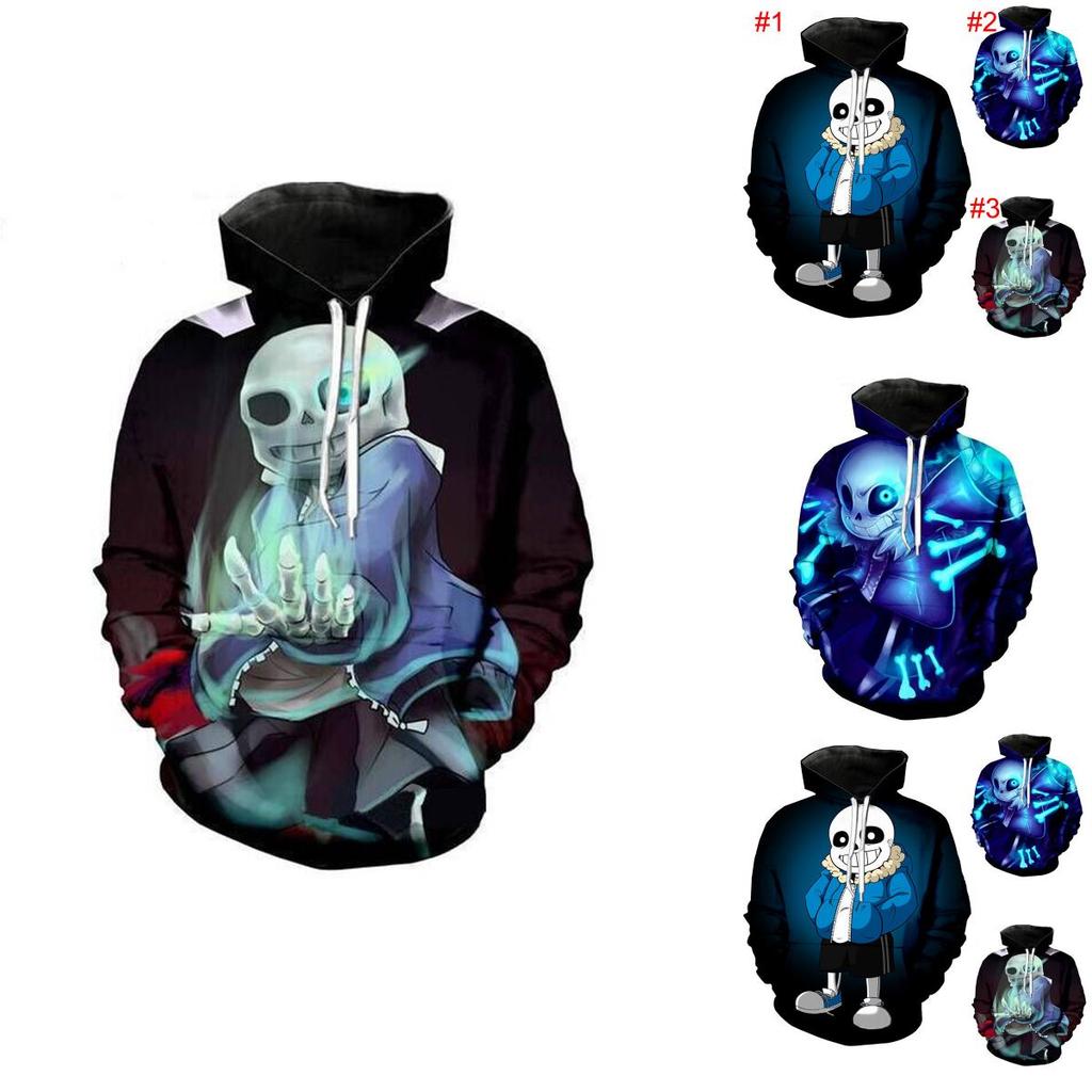 Frisk Cartoon Undertale 3D-Druck Hoodies Sweatshirt Pullover Sweatshirt Jacke