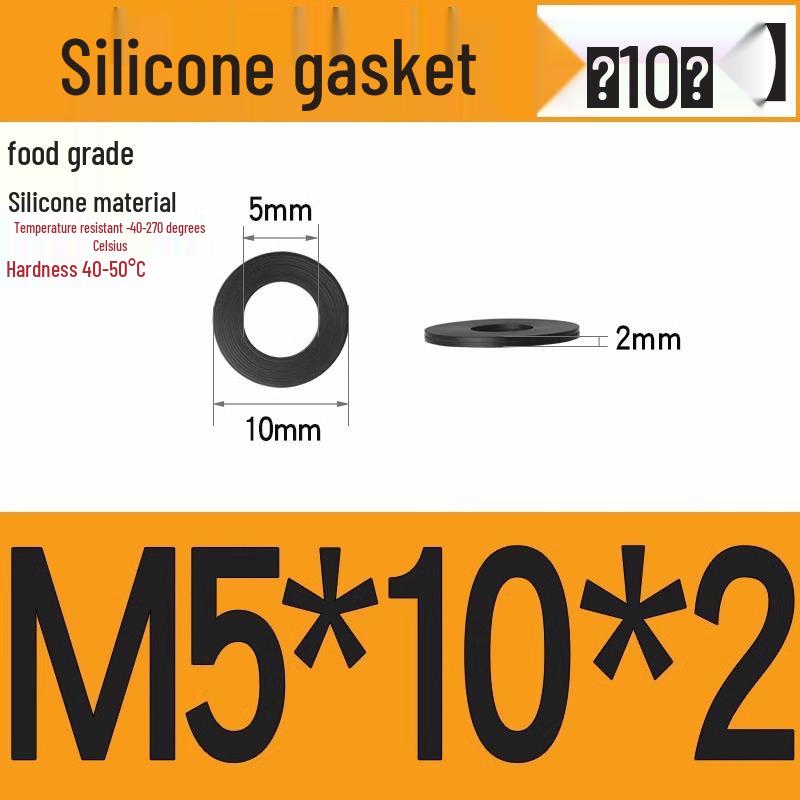 Silicone High-Temp Waterproof Gasket & Shock Absorbing Seal Pad