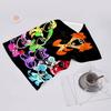 Beach Towel with Smiling Critters Pattern - soft,absorbent,machine washable Lightweight&Modern,swimming,Travel Essentials