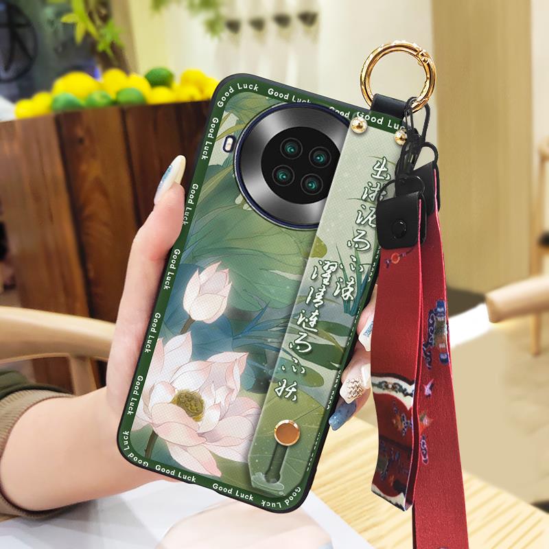 Für Mama Handschlaufe Handyhülle Für Cubot Note20 Schutz Staubdicht Rückseite Abdeckung Ring Ältere Dame Ständer Stoßfest