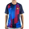 Nike FC Barcelona 21-22 Pre-Match Jersey 'Navy Blue' Men's CW4874-452