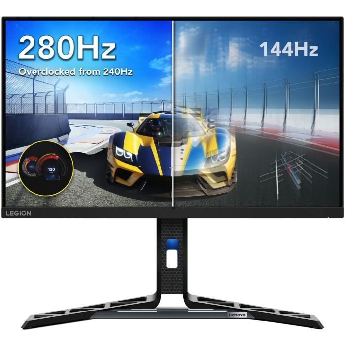 Ecran PC Lenovo R25f-30 24.5'' FHD, VA, 380 nits, 0.5ms, 240Hz, Tilt, Swivel, Pivot, Height Adjust Stand, 2x HDMI 2.1, 1x DP 1.4, B