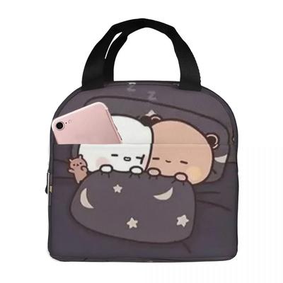 Cub Sleeping Portable Lunch Bag Bubu Dudu Cartoon Ice Cooler Pack Insulation Picnic Food Storage Bags