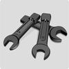 Open End Wrench Multifunctional Universal High Carbon Steel Wrench Manual Hardware Grip Tool 24/27/30/32/34/36mm