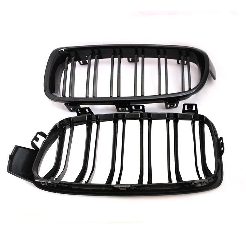 Pair Front Kidney Grilles Grills Gloss Black for BMW F30 F31 F35 320i 328i 335i 2012 2013 2014 2015 2016 2017 Car Racing Grills