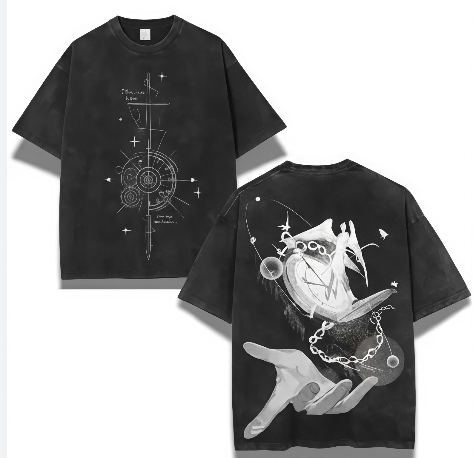 

DOOM NewModel Washed T shirt Anime Lover personality Clothes Oversized Year round clothing Unisex hot product high quality soft S
