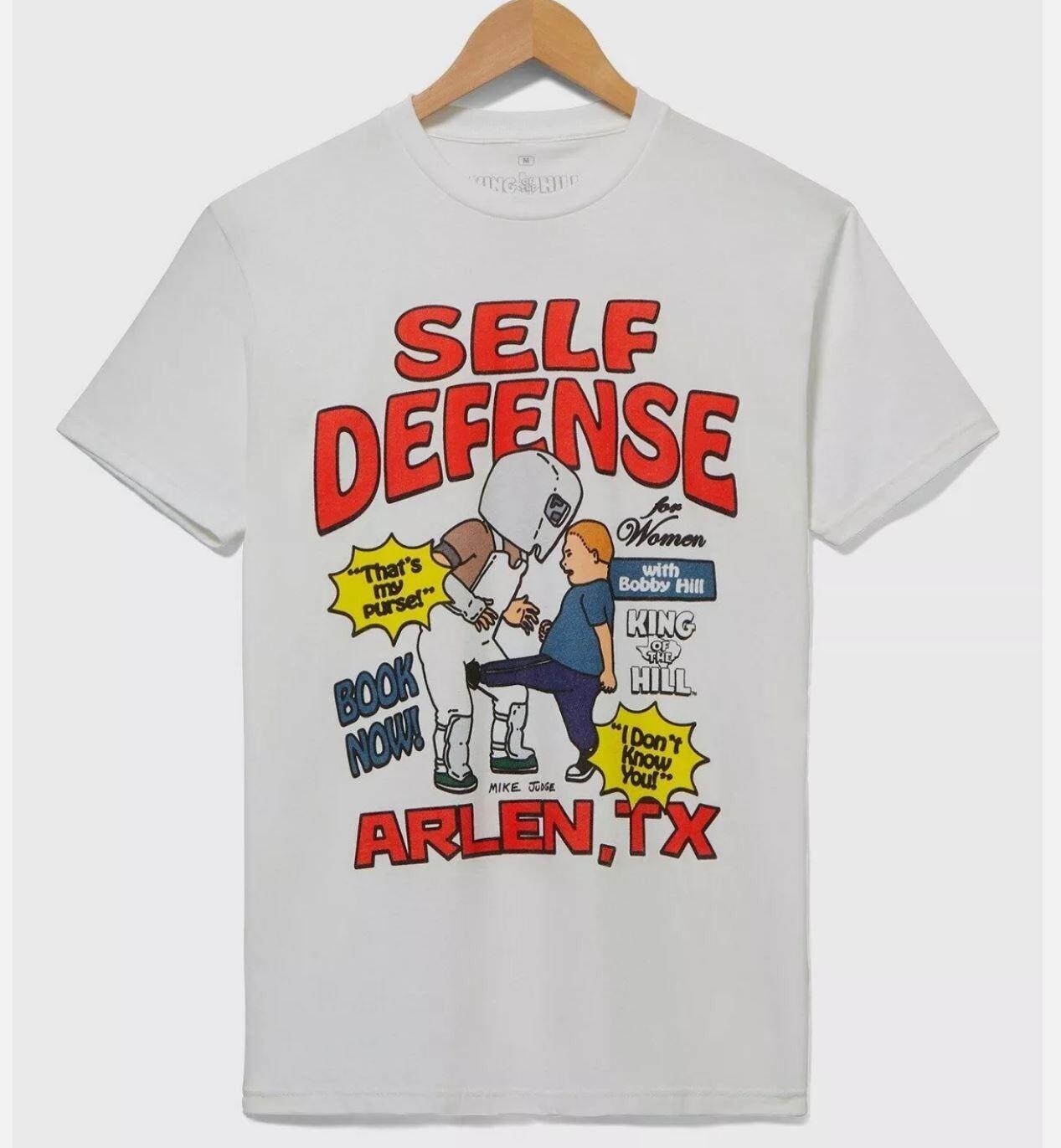 King of the Hill Bobby Hill Self Defense Cotton Unisex T-Shirt S-5XL S