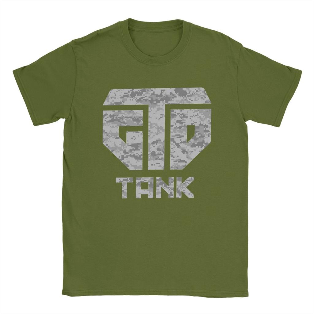 Tank Gervonta Davis Camo T Shirts for Men Pure Cotton Vintage T-Shirt Round Collar Tees Short Sleeve Tops Gift Idea