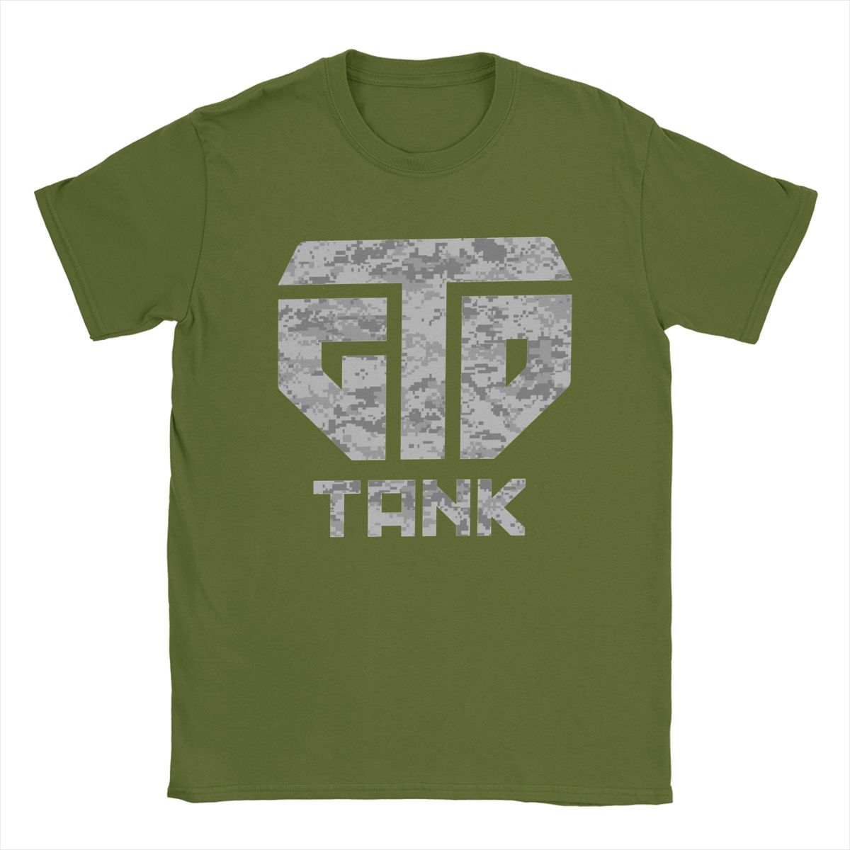 

Tank Gervonta Davis Camo T Shirts for Men Pure Cotton Vintage T-Shirt Round Collar Tees Short Sleeve Tops Gift Idea 4XL