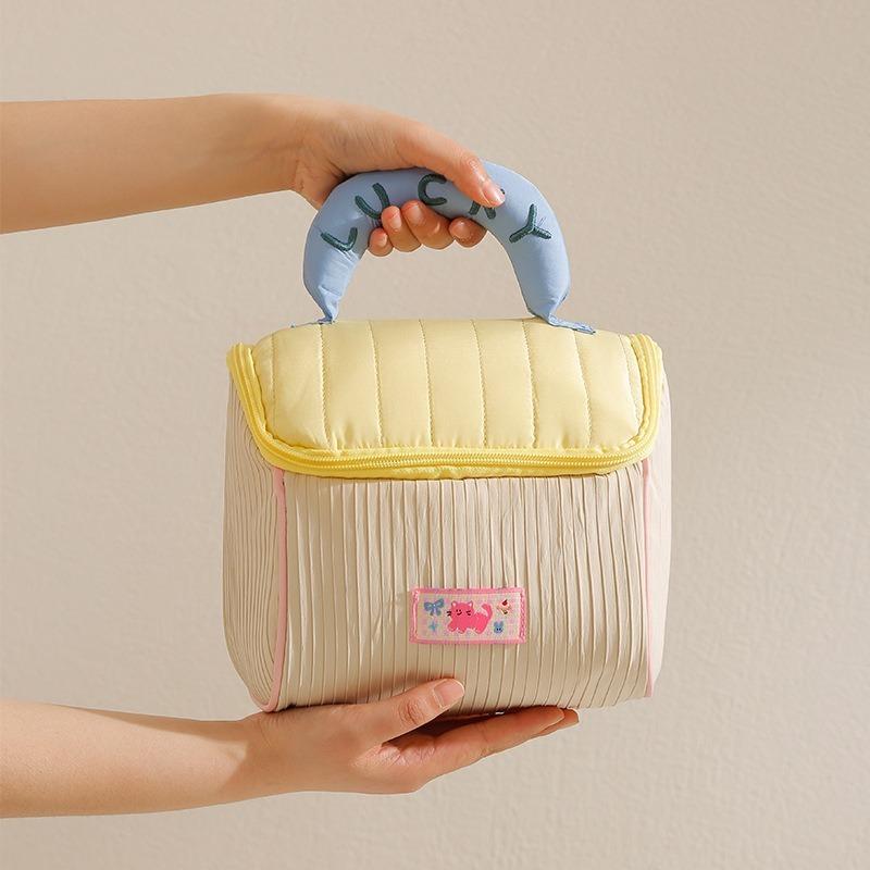 Cute Cottage Trendy News - Favorite Cloud - Feel Cosmetic Bag Travel Bag Soft Cute Portable Storage Bag Large - Capacity Household Storage Bag