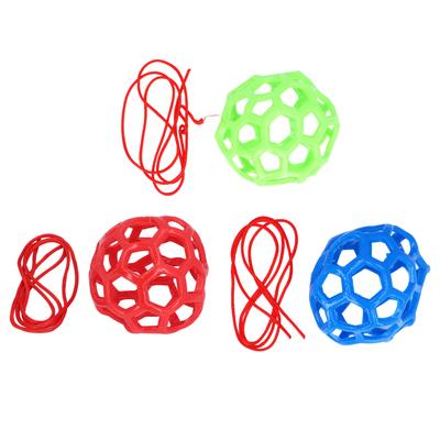 Hanging Feeding Toy Rubber Lattice Design Lightweight Soft Horse Treat Ball for Home and Farm