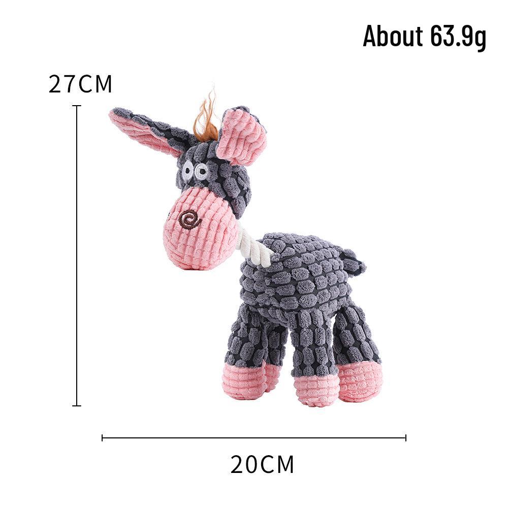 Popular Plush Pet Toy Set - Durable, Sounding Chew Toys for Dogs & Cats, Self-Entertainment & Boredom Relief