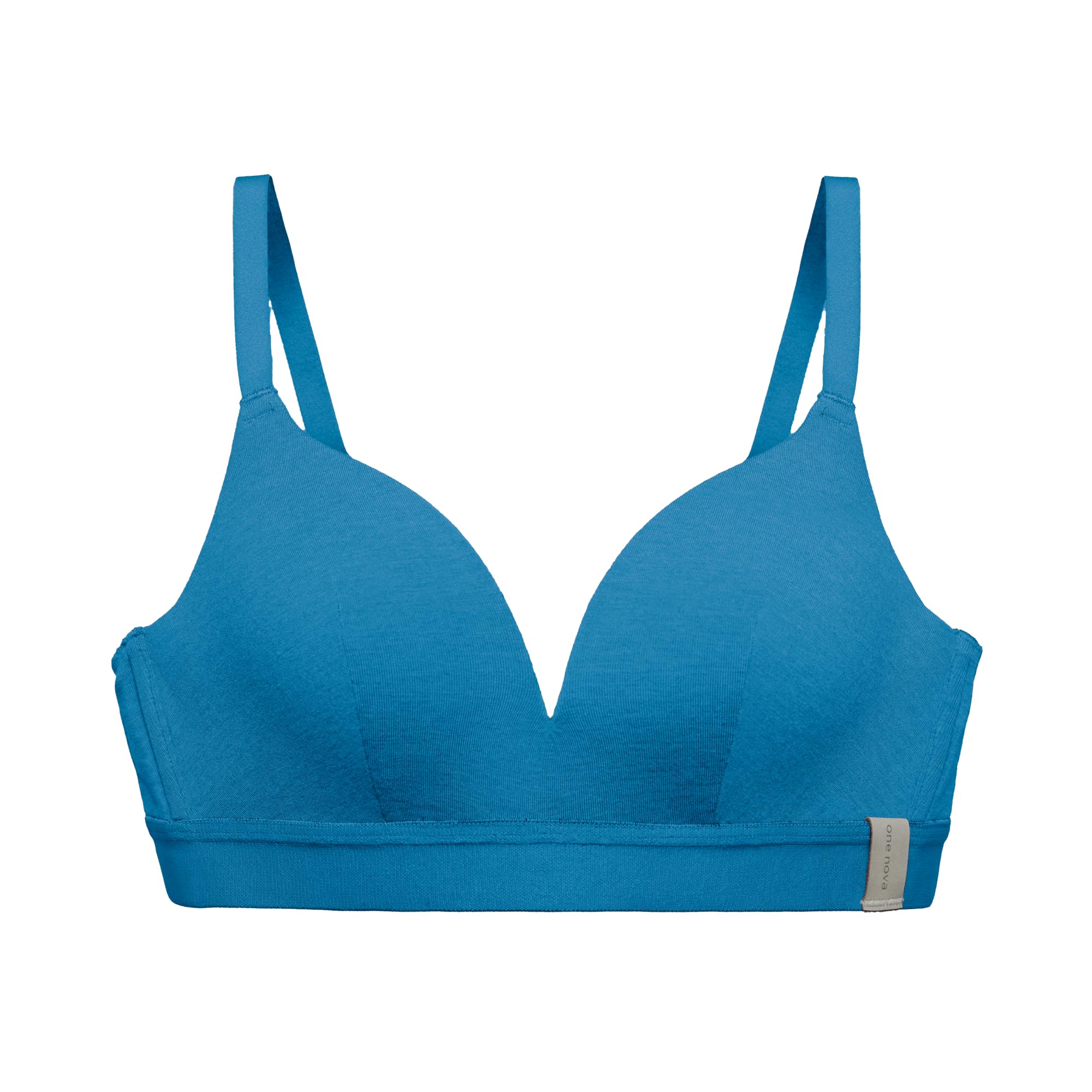 

Как будто не носишь Супер Удобный Беспроводной Бюстгальтер с 3D и Более Мягкий и Гладкий, чем и Подходящий для Чувствительной Сделанный из Натуральной Шерсти Мериноса и синий