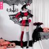 Halloween Adult Costume Clown Female Circus Performance Costume Magic Trainer Funny Christmas Dress Up