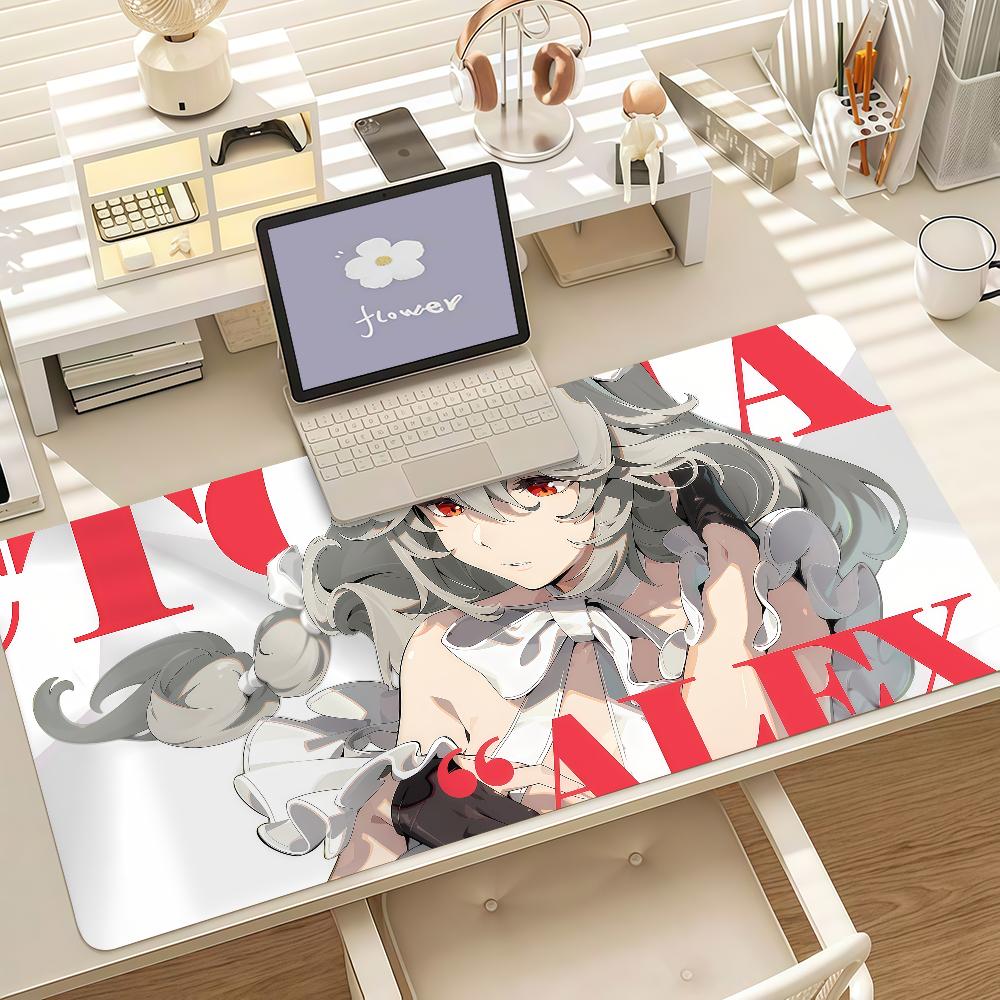 Game Zenless Zone Zero Mouse Pad Anti Slip Rubber Edge Locked Thickened Laptop Gaming Desk Mat