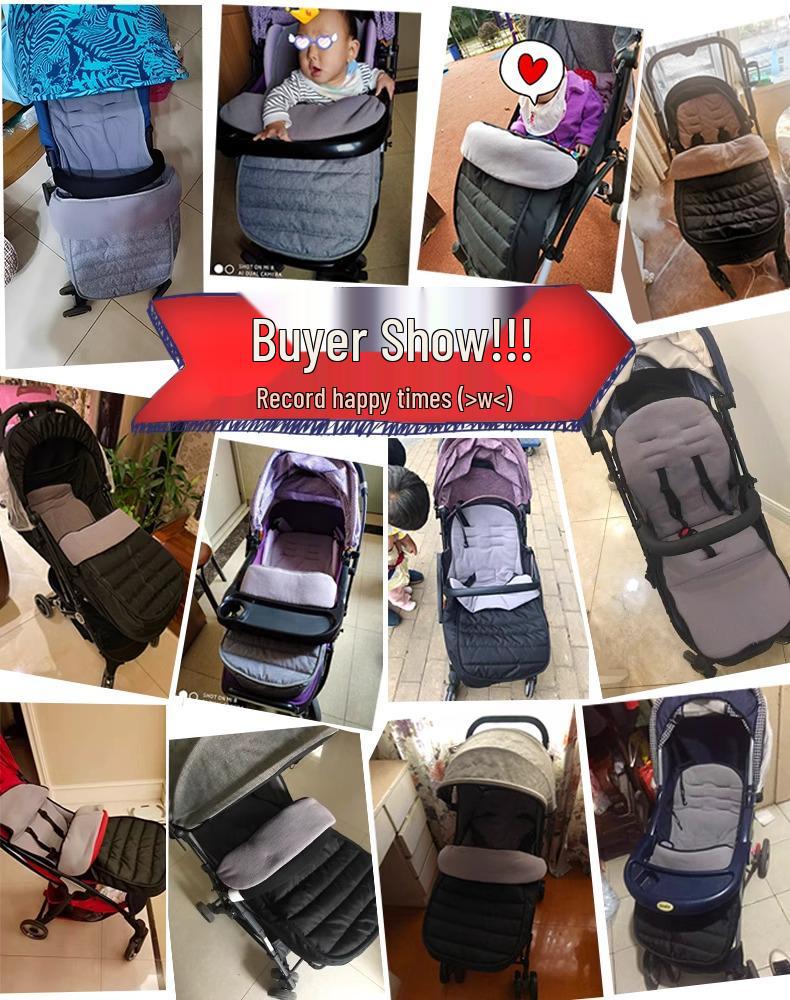 Winter Windproof Stroller Foot Cover: Cozy Sleeping Bag & Pad