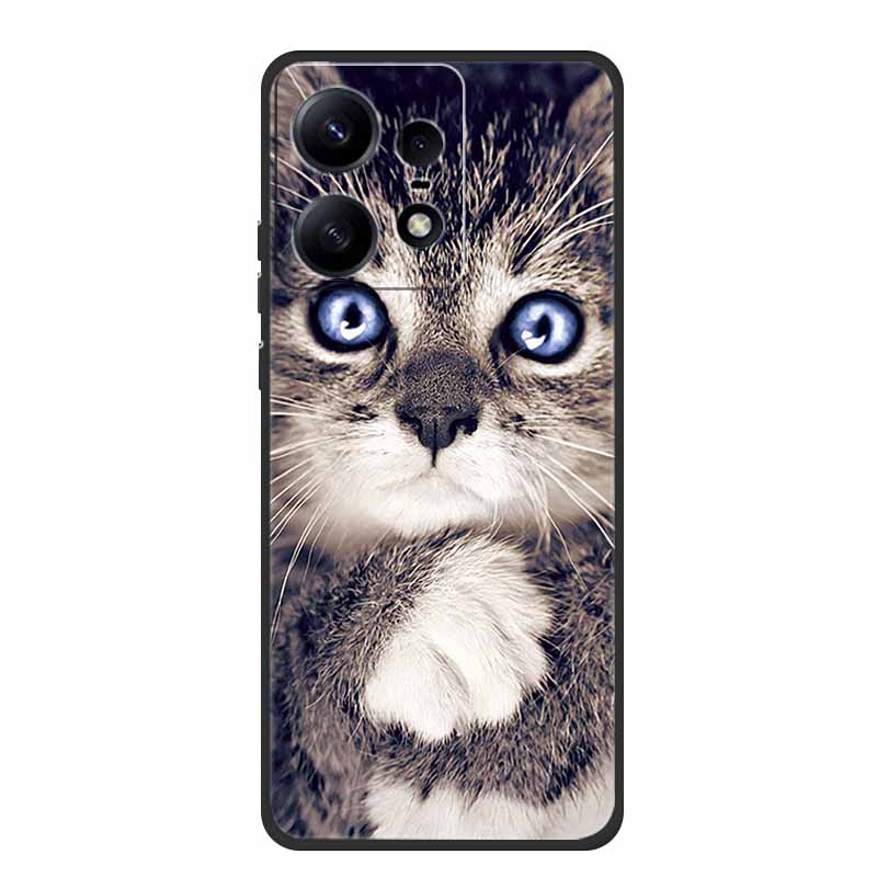 For Moto Edge 50 Pro Case Animals Soft Silicone TPU Phone Cases Back Cover For Motorola Edge 50 Pro 5G Wolf Protector Cool funda