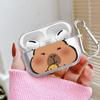 Cartoon Guinea Pig Clear Earphone Cases Cover Case For Airpods 4 3 1 Pro3 Pro Pro2 2