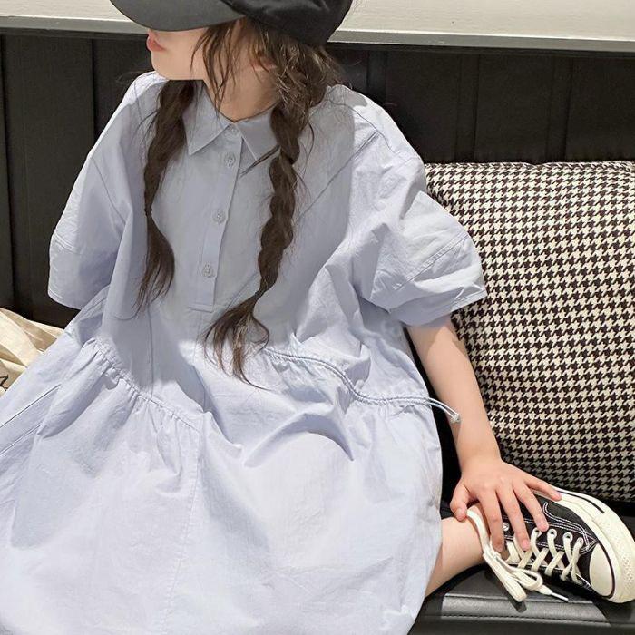 Girls Summer Polo Dress Preppy for Big Kids 120