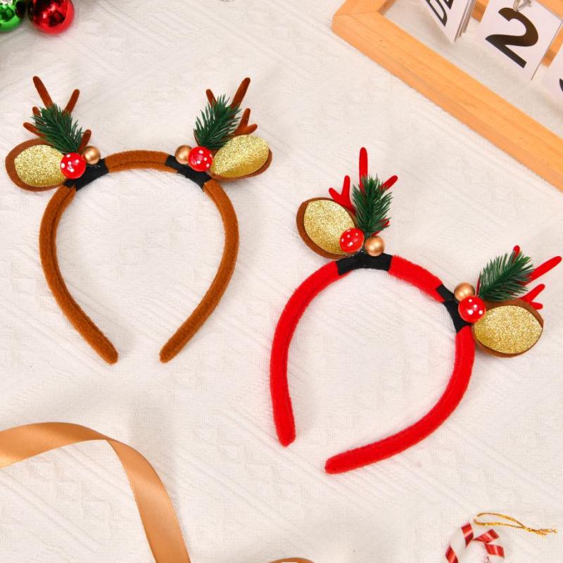 

Mori Style Christmas Reindeer Antler Hair Clips & Headband - Cute Hair Accessories for Kids & Women