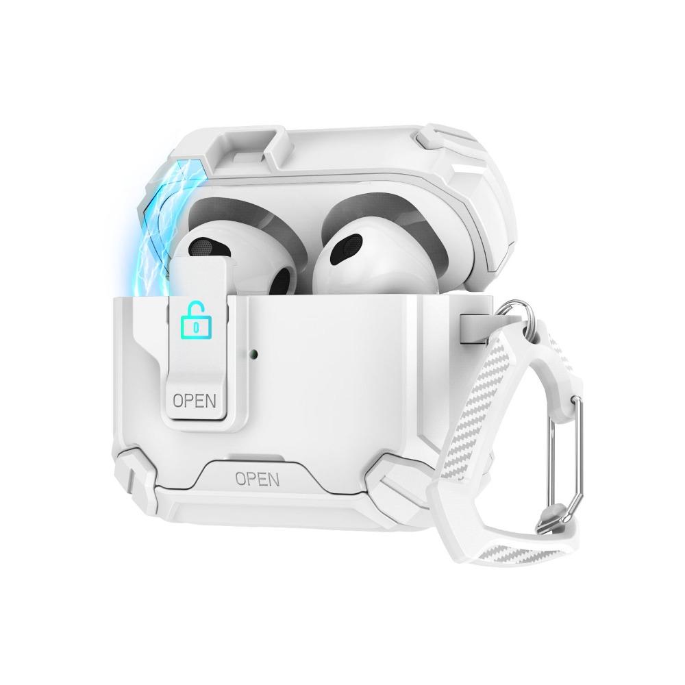 

Magnetic Automatic Switch Armor Earphone Case With Hook For Apple Airpods 4 3 Pro 2 1 Bracket Shockproof Wireless Charging Cover For AirPods 4