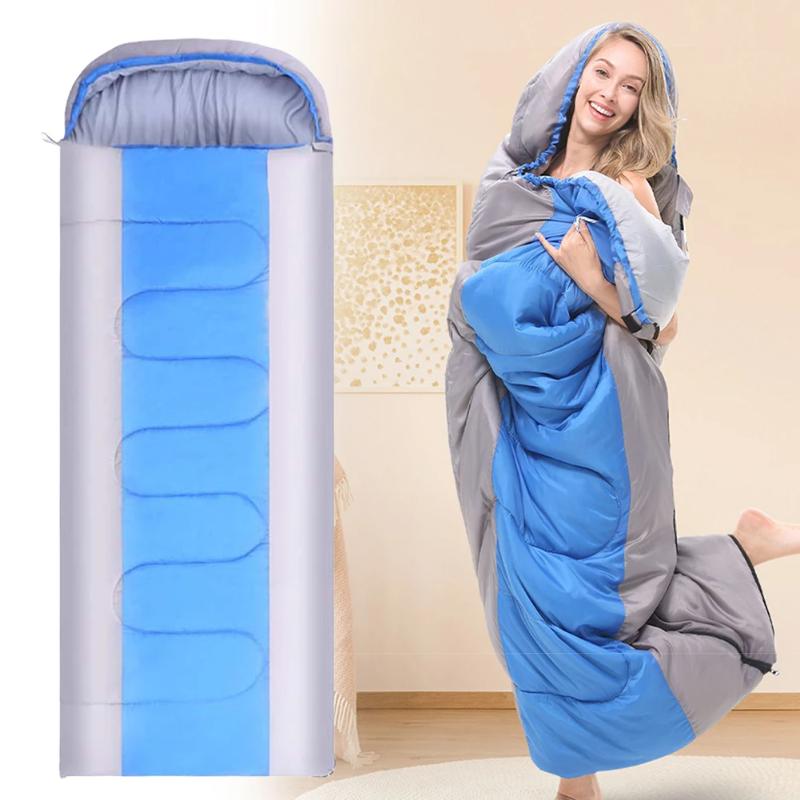 Lightweight Sleeping Bag for Teens & Adults 3 Season Warm & Cool Weather Camping Sleeping Bag for Camping Hiking Outdoor Travel