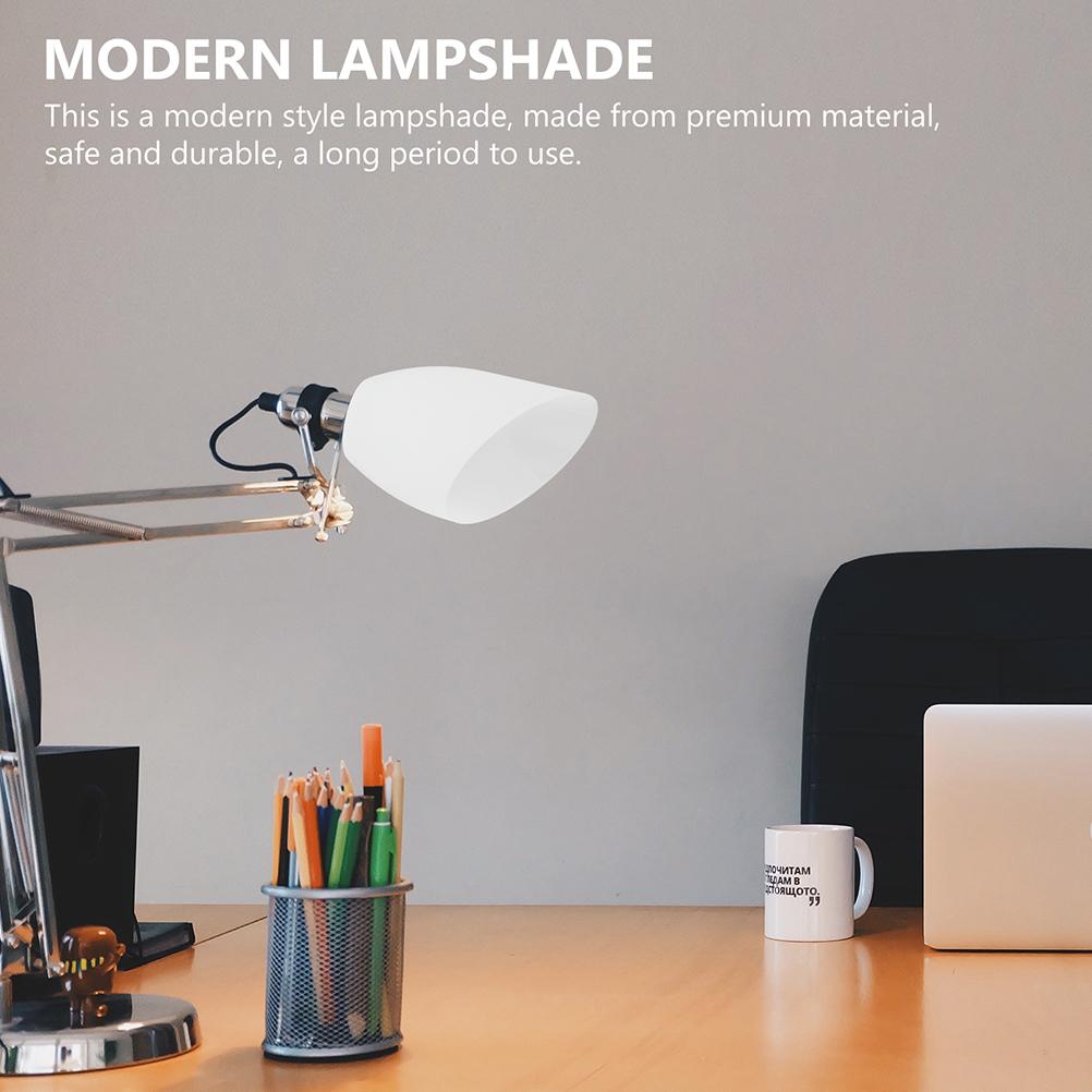 Inclined Head Lampshade Simple Lamp Cover Plastic Lamp Shade Lamp Accessory