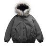 Parka de iarnă pentru bărbați, stil retro american, cu guler și glugă din blană - Groasă, de înaltă calitate, design versatil pentru cupluri