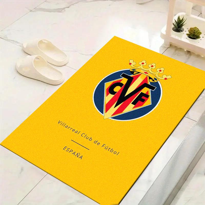Ковер Villarreal CF для гостиной, спальни, дома, украшение дивана, детский игровой нескользящий коврик 40x60cm( 15x23in )