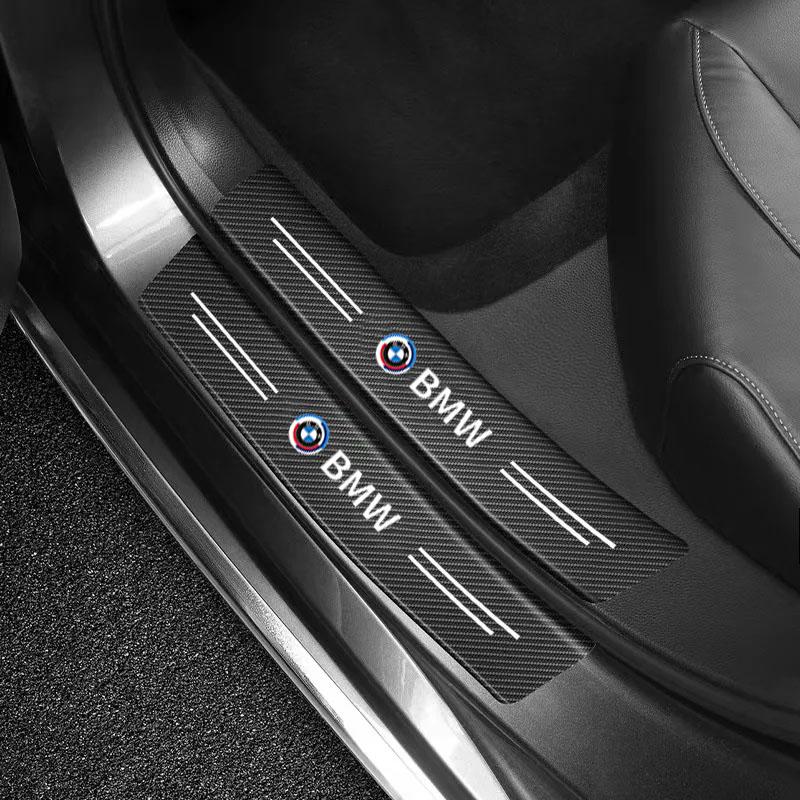 Carbon Fiber Car Sticker Threshold Protection Strip Trunk Sticker for BMW G08 F15 F16 G20 E34 F94 F95 G30 G11 E46 Accessories JLBFS1