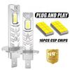 H7 H4 H1 LED Lights for Car Headlight Bulb 1000000LM Mini Wireless Auto Lamp +800% Bright Spotlights Automobile Headlamp 12V 24V