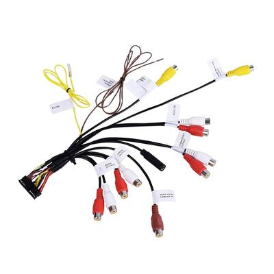 24Pin AV-RCA Harness XT91909 For AVH-W4400NEX,AVH-W4500NEX,AVIC-W6400NEX,AVIC-W6