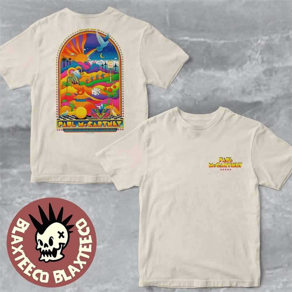 

Paul McCartney Got Back Tour Palm Desert 2025 T shirt S