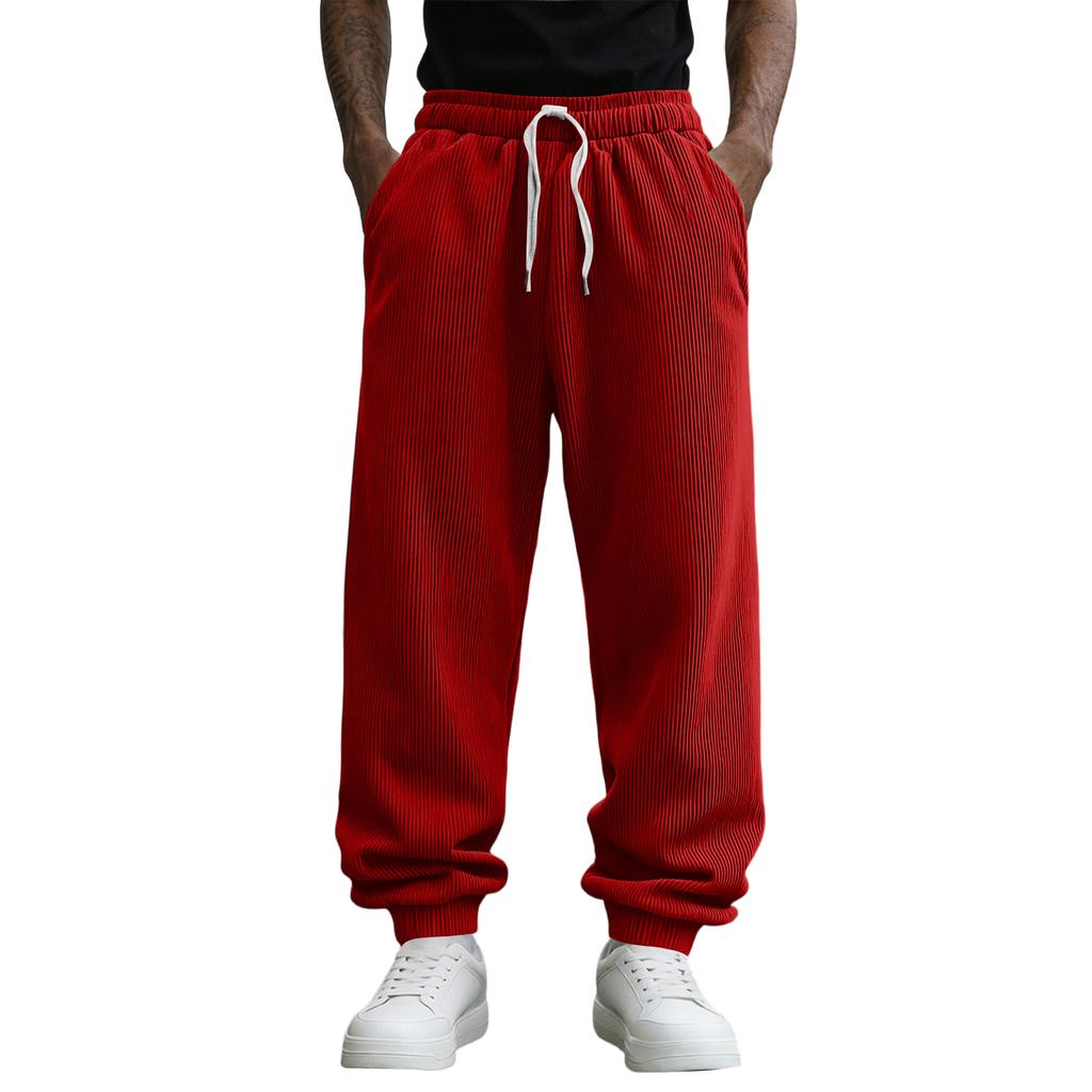 Men's Color Loose Sweatpants Men's Casual Fashion Sweatpants