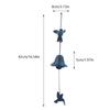 16.54in Hanging Wind Chimes Metal Outdoor Wind Decor Yard Wind Chimes  Patio Ornament