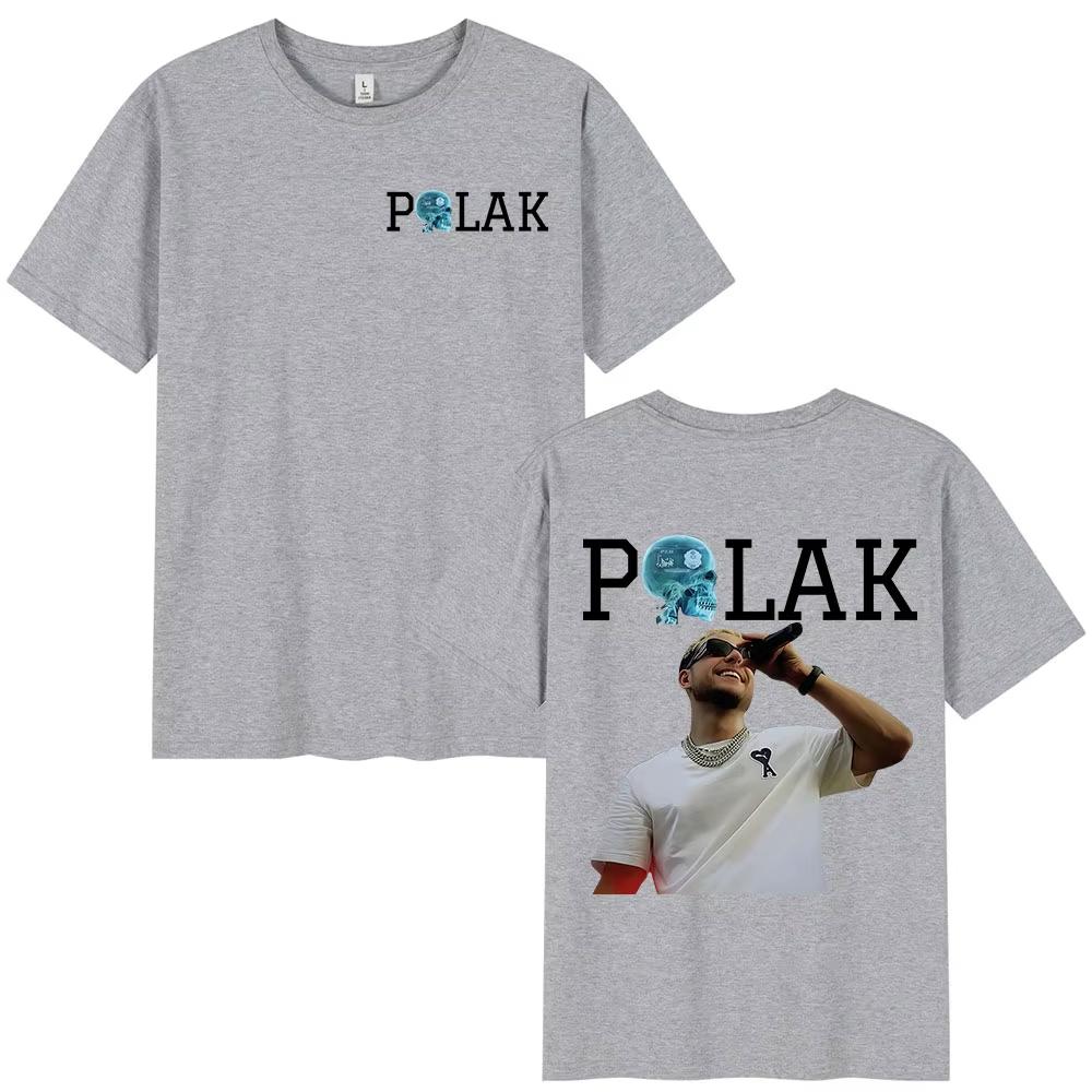 Rapper Plk Mental Album T-shirt Men Women Fashion Pop Music T-shirt Casual Cotton Short Sleeves T Shirts Tops Hip Hop Streetwear
