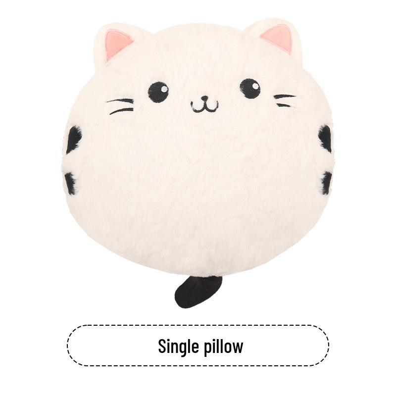 Cartoon Kitten Winter Plush Car Seat Cushion for Honda Civic, Haoying, XRV, Inspire, CRV