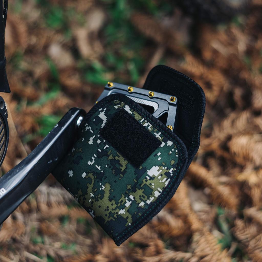 Granite Pita Bicycle Pedal Protective Case for Bike Pedals Protects against damage and scratches during storage and transport Green Covers, - (Small,