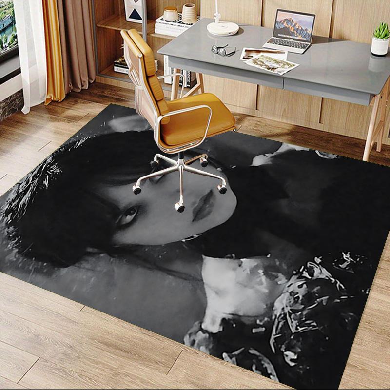 Dark Gothic Elegance Carpet For Playroom Bedroom Living Room Sofa Home Decorkids Game Area Rug Nonslip Floor Mat