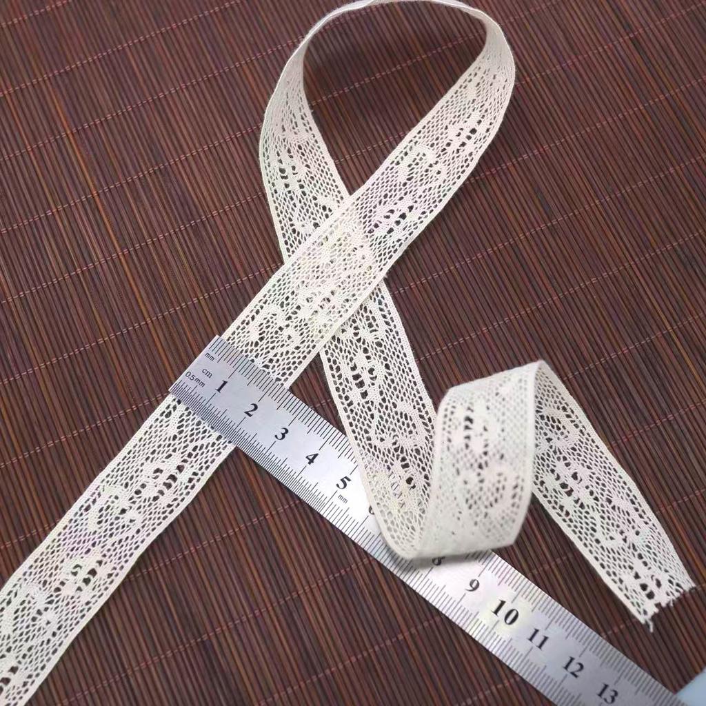 Cotton Lace Tablecloth Diy White Beige Hanfu Decorative Accessories Lace Exquisite Hollow Lace Accessories